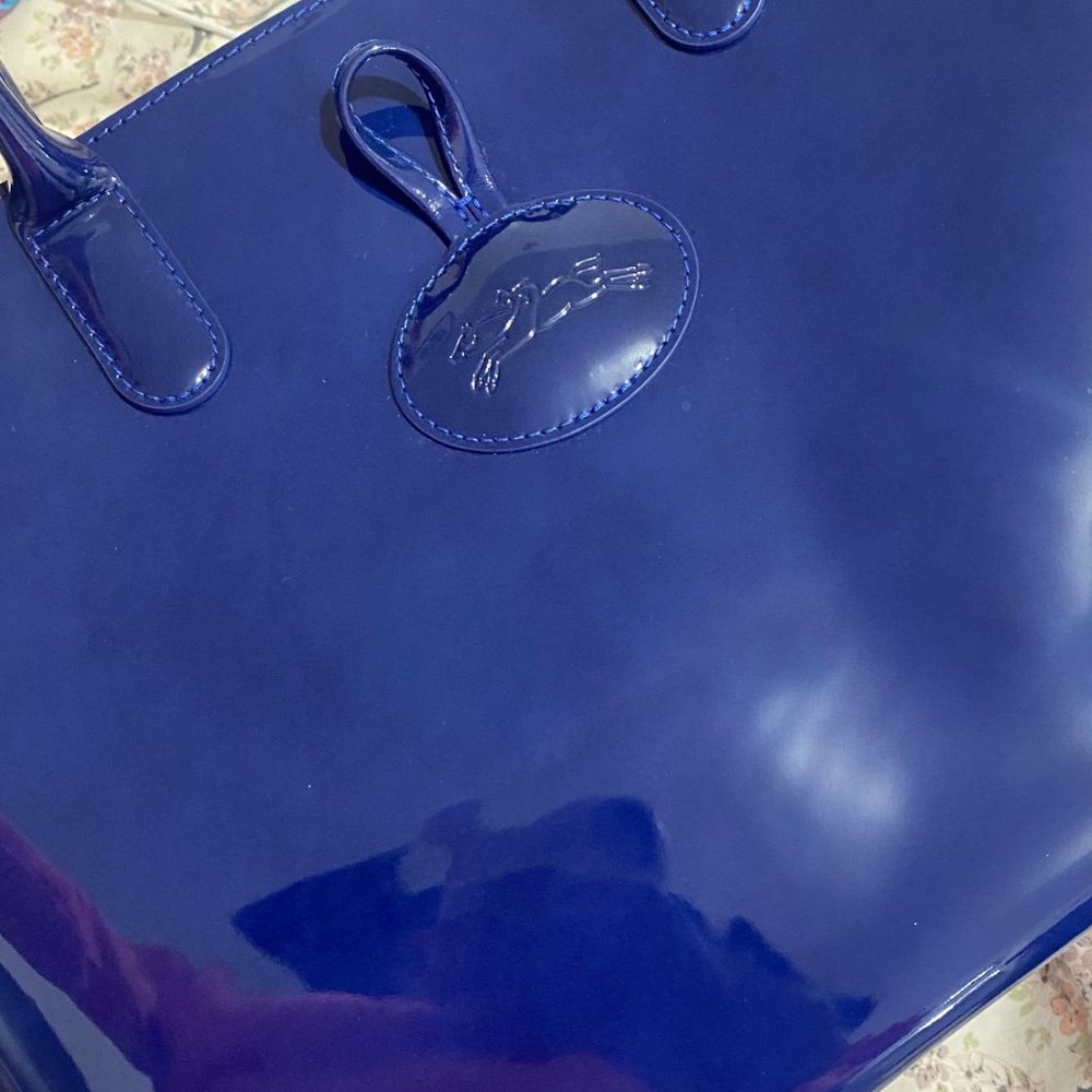 Longchamp Blue ROSEAU ESSENTIAL LARGE Tote Bag for SALE! - Picture 5 of 15